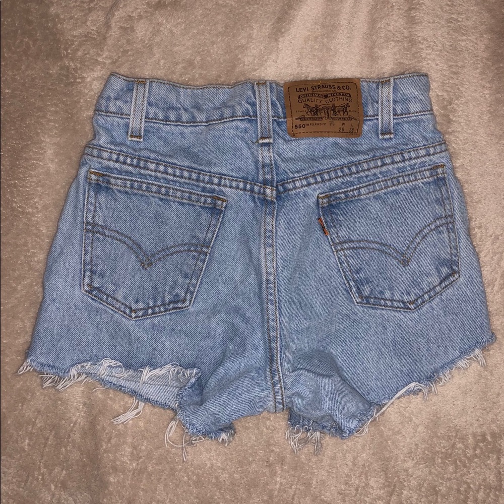 Vintage Levi’s jean shorts